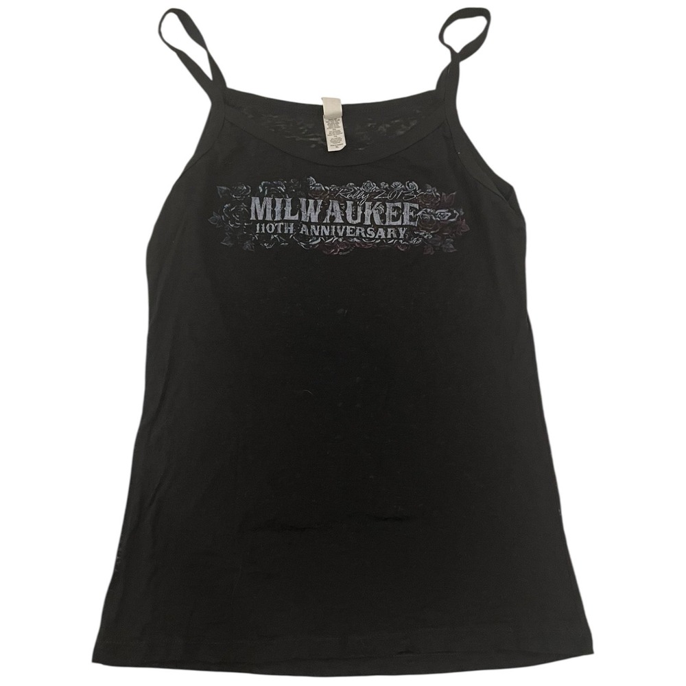 110th Anniversary 2013 Milwaukee Motorcycle Rally Biker Tank Top‎ XL Sheer Slub